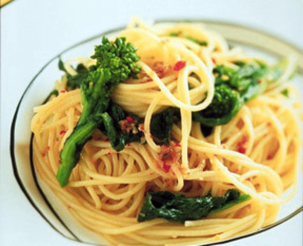 菜の花とアンチョビのスパゲティ レシピ 日清フーズ